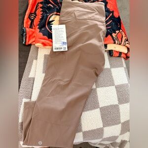 Lululemon Wunder Train Brown Ribbed Leggings